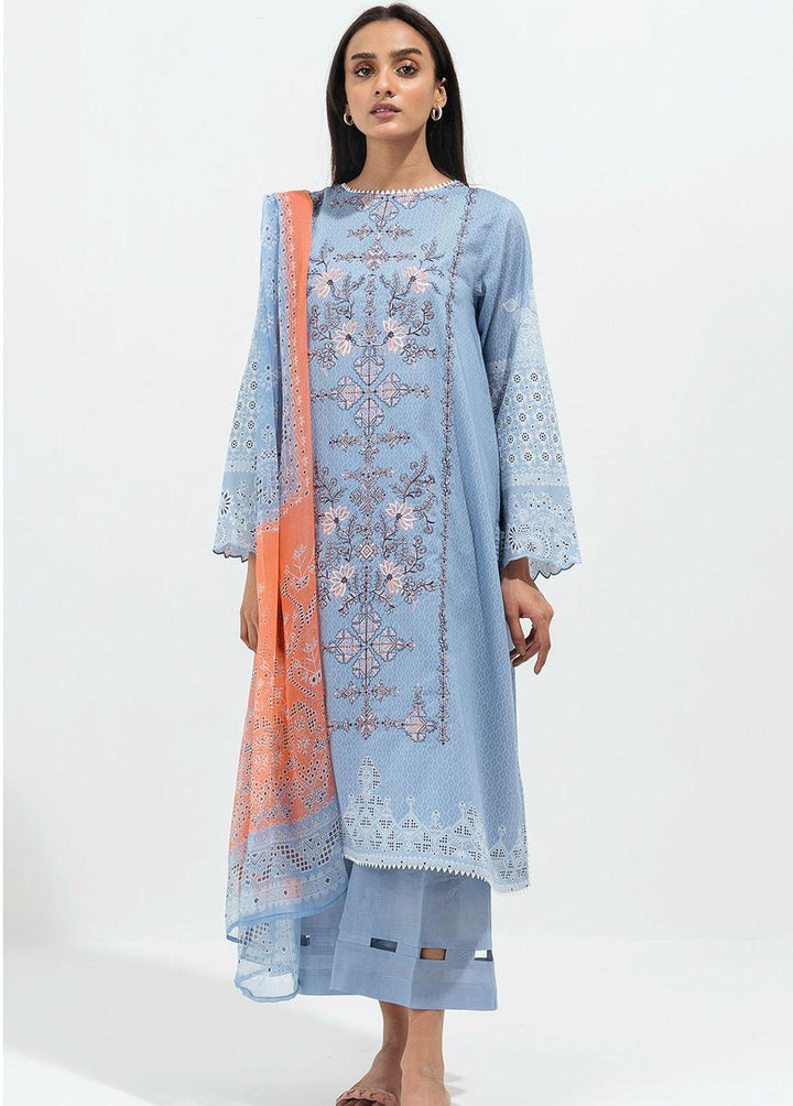 Beechtree Printed Lawn Suits Unstitched 2 Piece BT22SS BT1S22U28 - Summer Collection