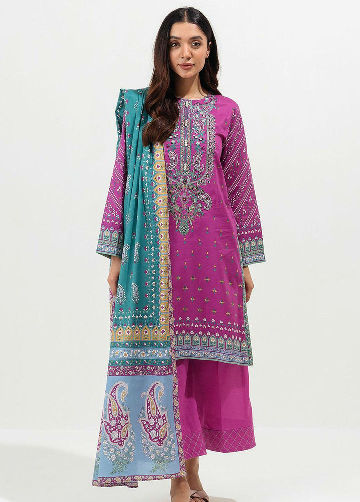 Beechtree Printed Lawn Suits Unstitched 3 Piece BT22SS BT1S22U82 - Summer Collection