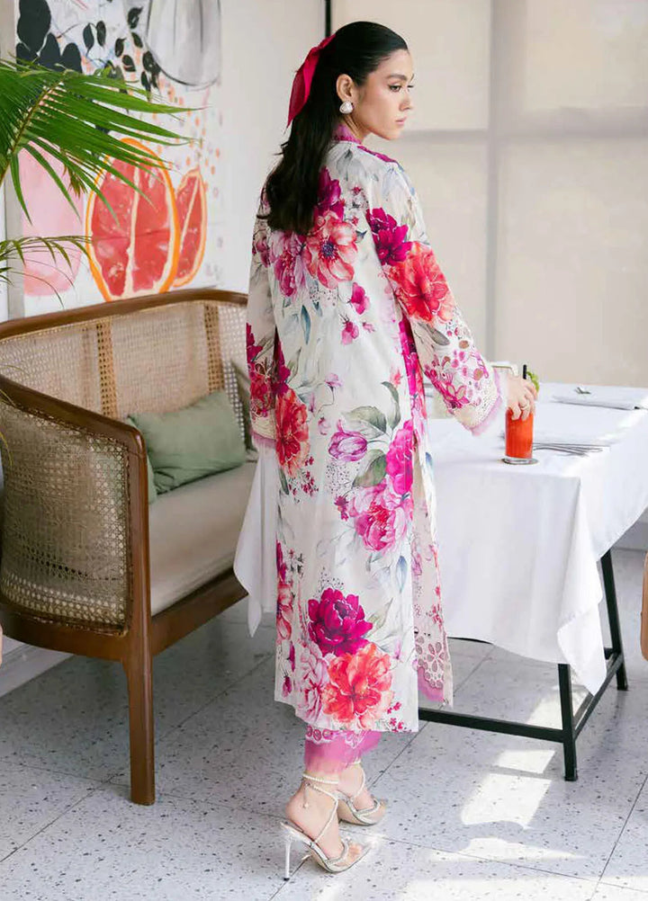 Bellerina by Nureh Chikankari Lawn Suits Unstitched 2 Piece NU25BE NU2-153 - Summer Collection