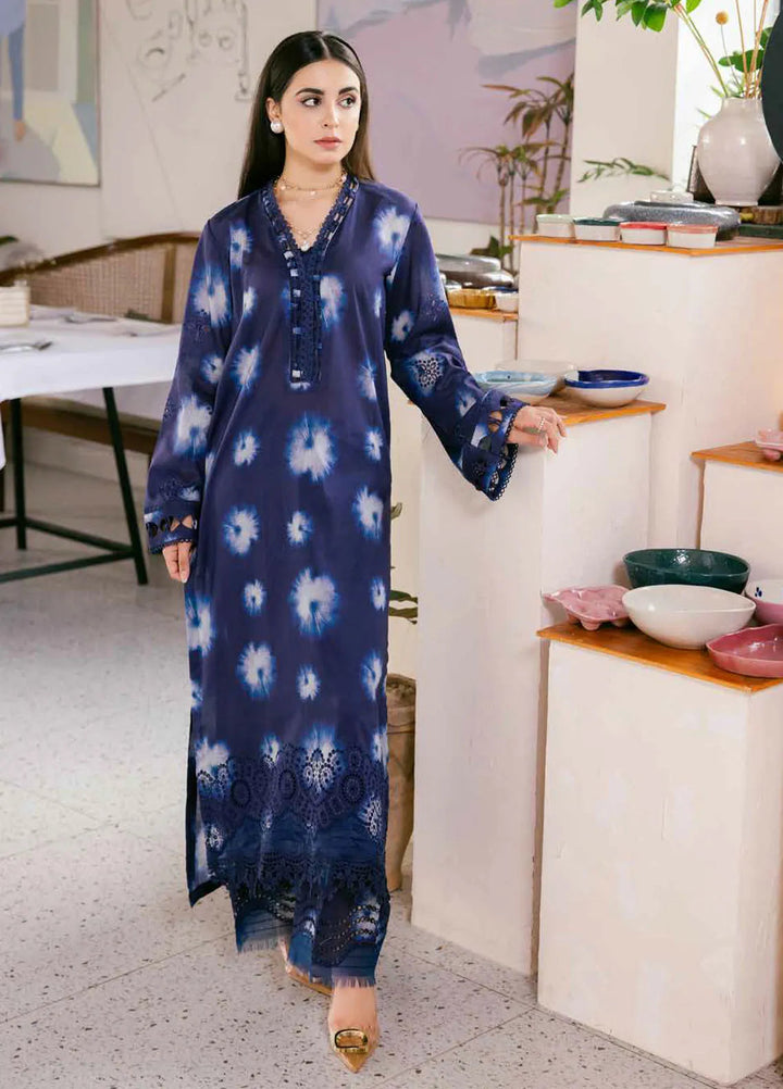 Bellerina by Nureh Chikankari Lawn Suits Unstitched 2 Piece NU25BE NU2-156 - Summer Collection