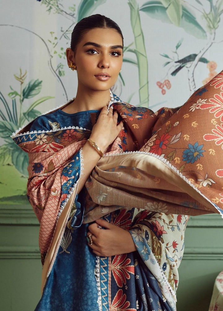 Bellini By Seran Embroidered Khaddar Suits Unstitched 3 Piece SRN23BL D-08 Sophia - Winter Collection