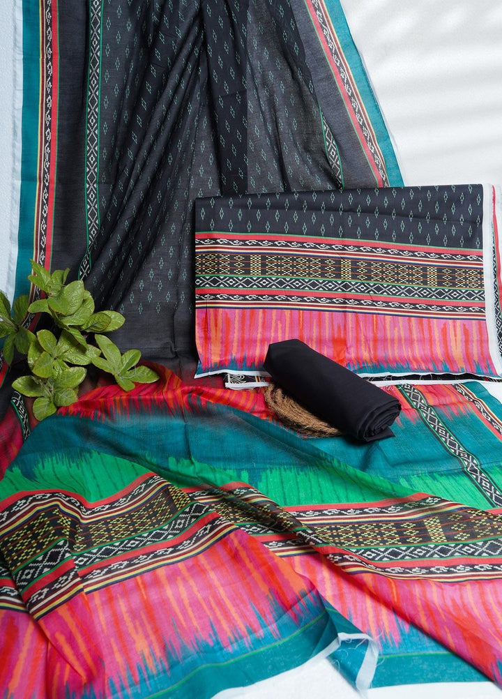 Bin Saeed Printed Lawn Suits Unstitched 3 Piece BS22L D-201 - Summer Collection