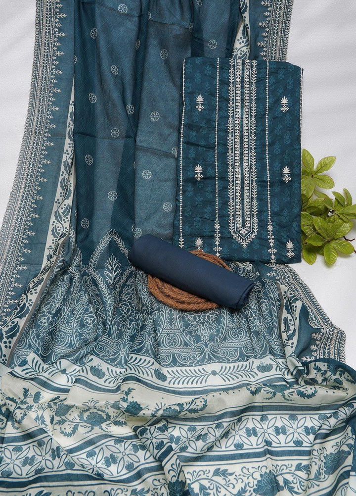 Bin Saeed Embroidered Lawn Suits Unstitched 3 Piece BS22E BS-175 - Summer Collection