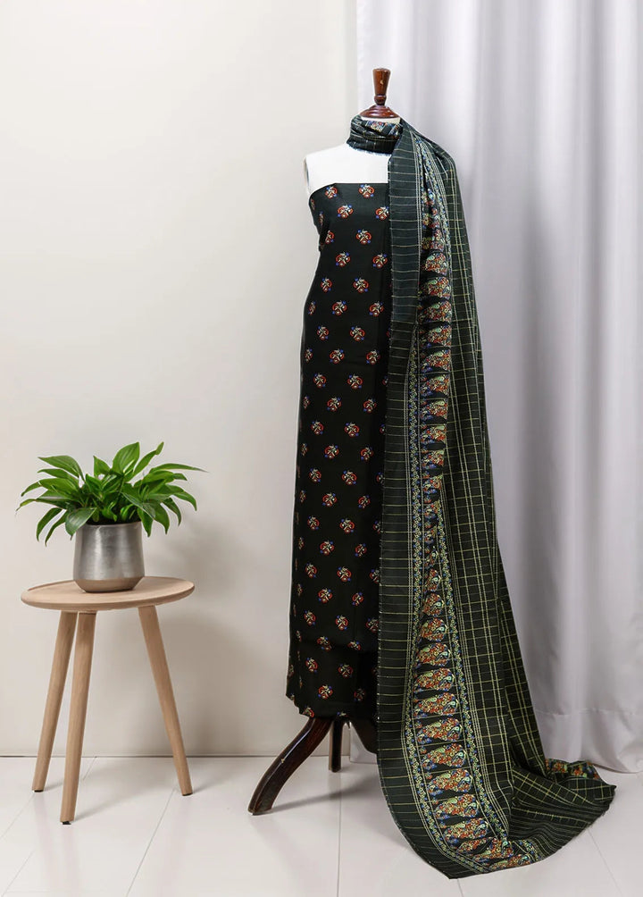 Bin Saeed Khaddar Suits Unstitched 3 Piece BN24UK D-14 - Fall Collection