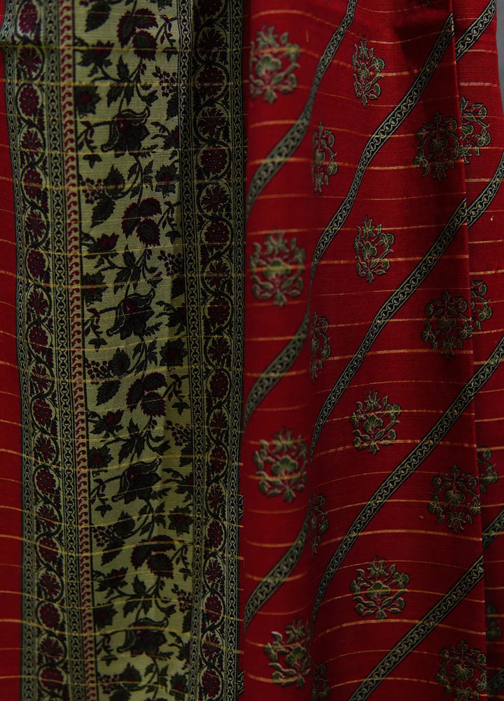 Bin Saeed Khaddar Suits Unstitched 3 Piece BN24UK D-24 - Fall Collection