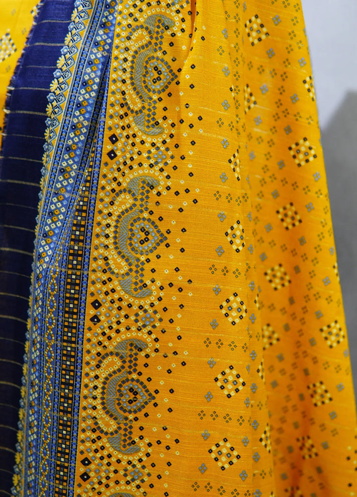 Bin Saeed Khaddar Suits Unstitched 3 Piece BN24UK D-7 - Fall Collection