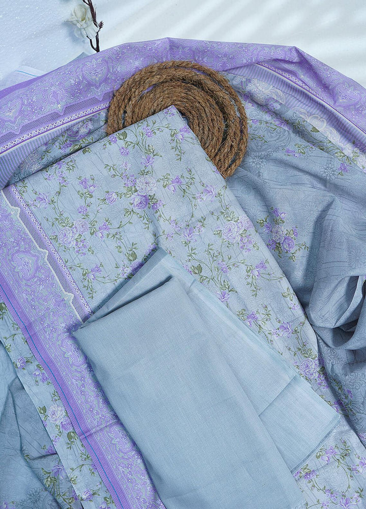 Bin Saeed Printed Lawn Suit Unstitched 3 Piece BS22M D-419 - Summer Collection