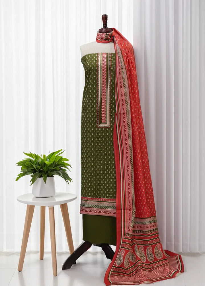 Bin Saeed Printed Suit Unstitched 3 Piece BN24F D-705 - Summer Collection