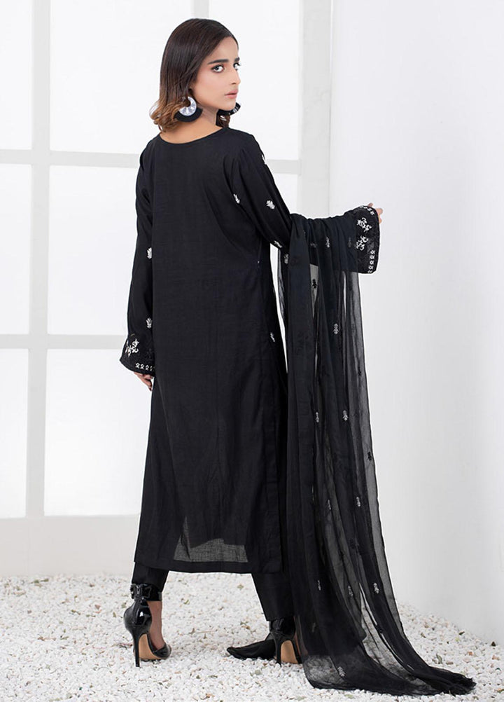 Black & White By ZS Textiles Embroidered Lawn Suits Unstitched 3 Piece ZS21BW-2 04 - Black & White Collection