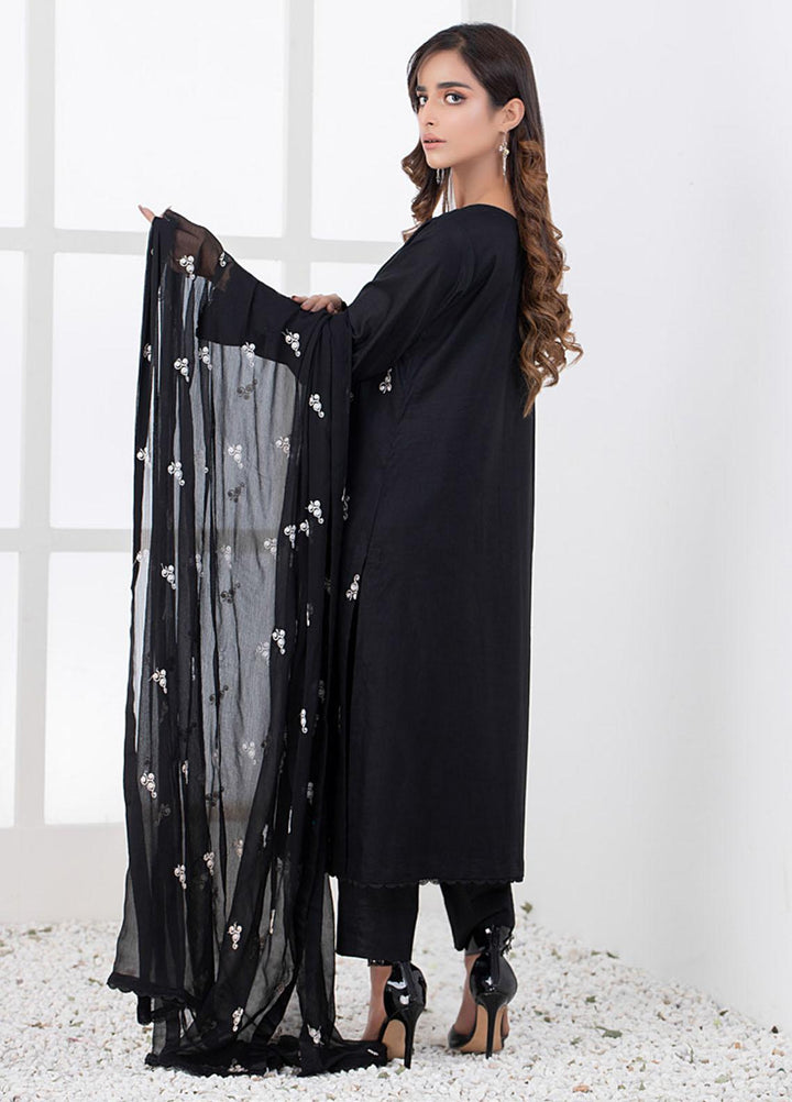 Black & White By ZS Textiles Embroidered Lawn Suits Unstitched 3 Piece ZS21BW-2 05 - Black & White Collection