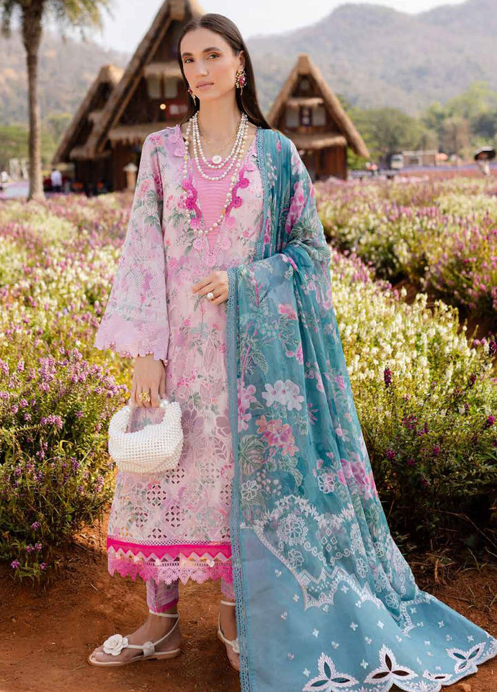 Bloom by Nureh Embroidered Lawn Suits Unstitched 3 Piece NU25BEP BL-01 - Summer Collection