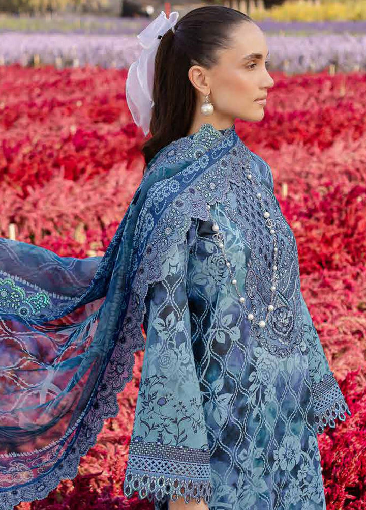 Bloom by Nureh Embroidered Lawn Suits Unstitched 3 Piece NU25BEP BL-03 - Summer Collection