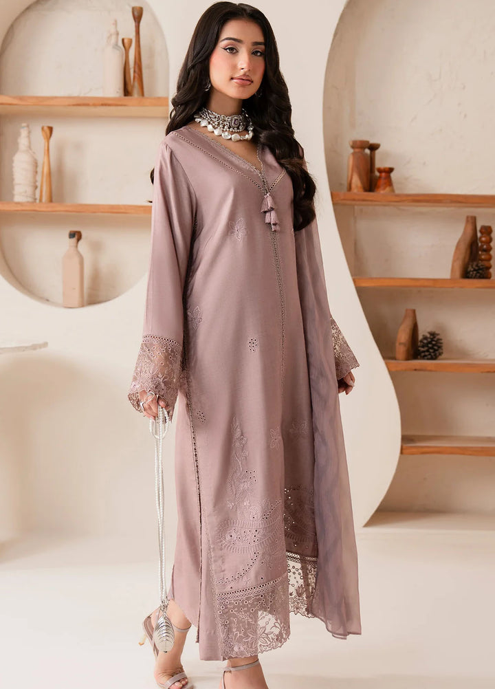 Bloom Core by Imrozia Pret Embroidered Viscose 3 Piece Suit IP-158 Mallow