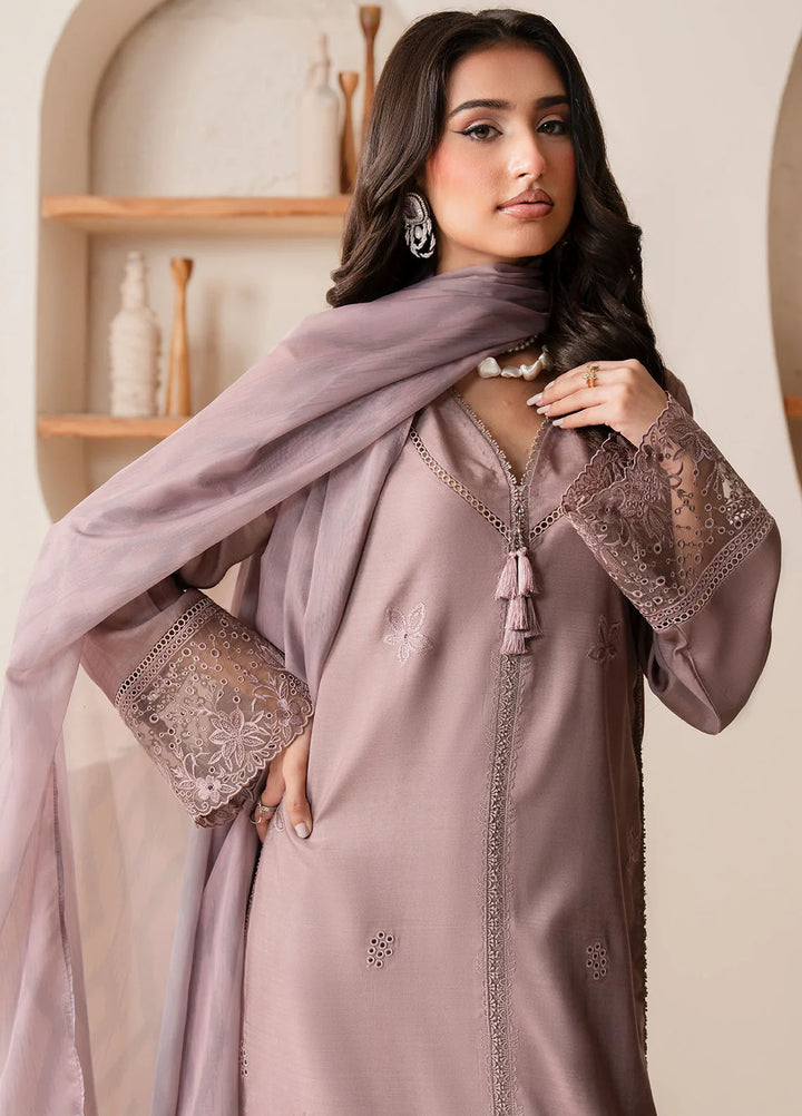 Bloom Core by Imrozia Pret Embroidered Viscose 3 Piece Suit IP-158 Mallow