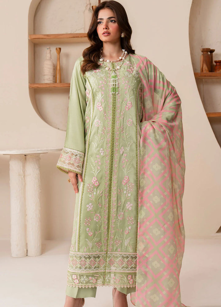 Bloom Core by Imrozia Pret Embroidered Viscose 3 Piece Suit IP-161 Peony