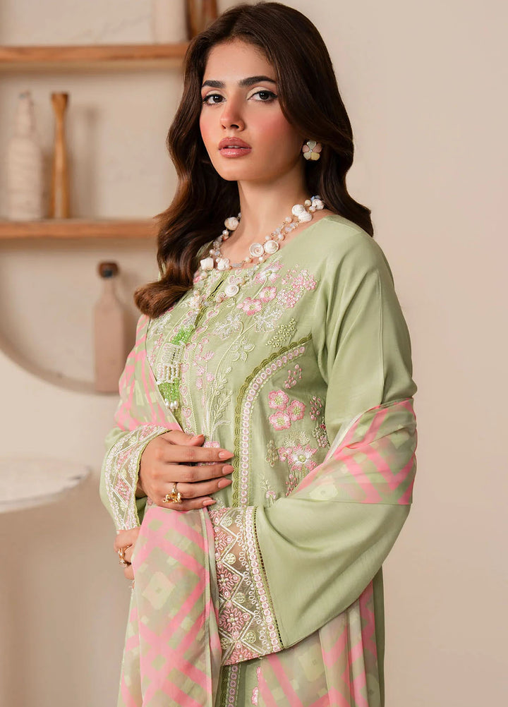 Bloom Core by Imrozia Pret Embroidered Viscose 3 Piece Suit IP-161 Peony