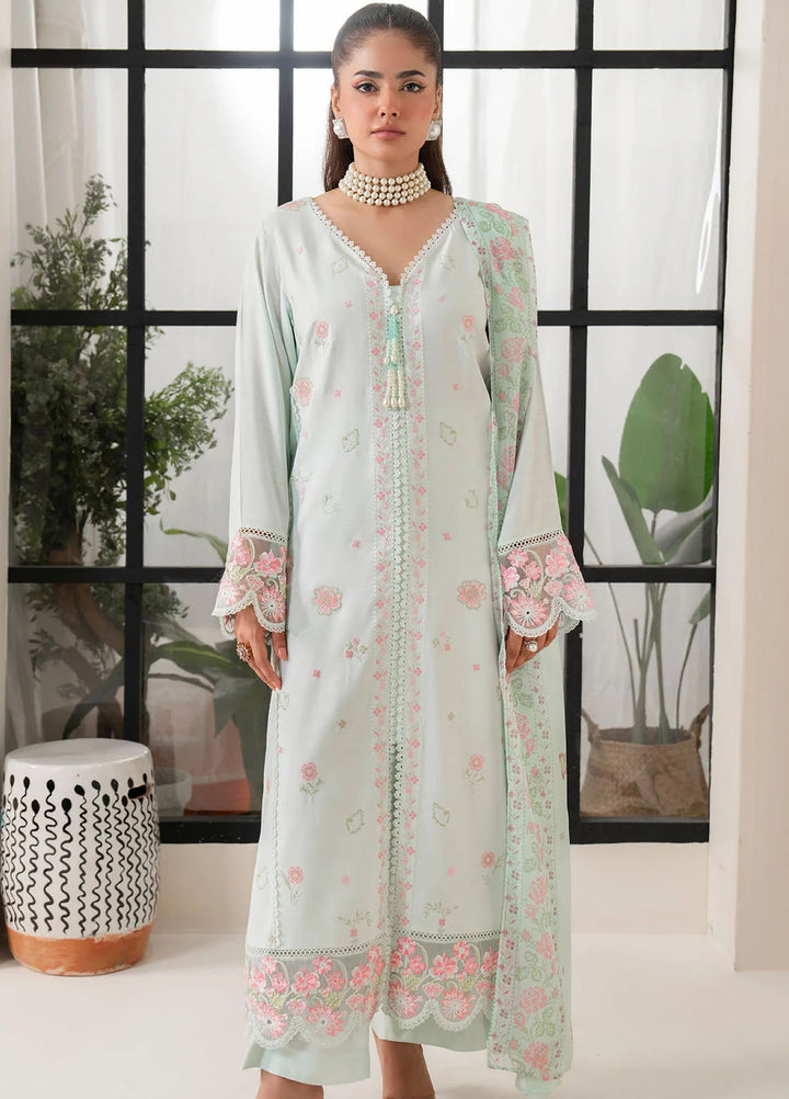 Bloom Core by Imrozia Pret Embroidered Viscose 3 Piece Suit IP-173 Aster