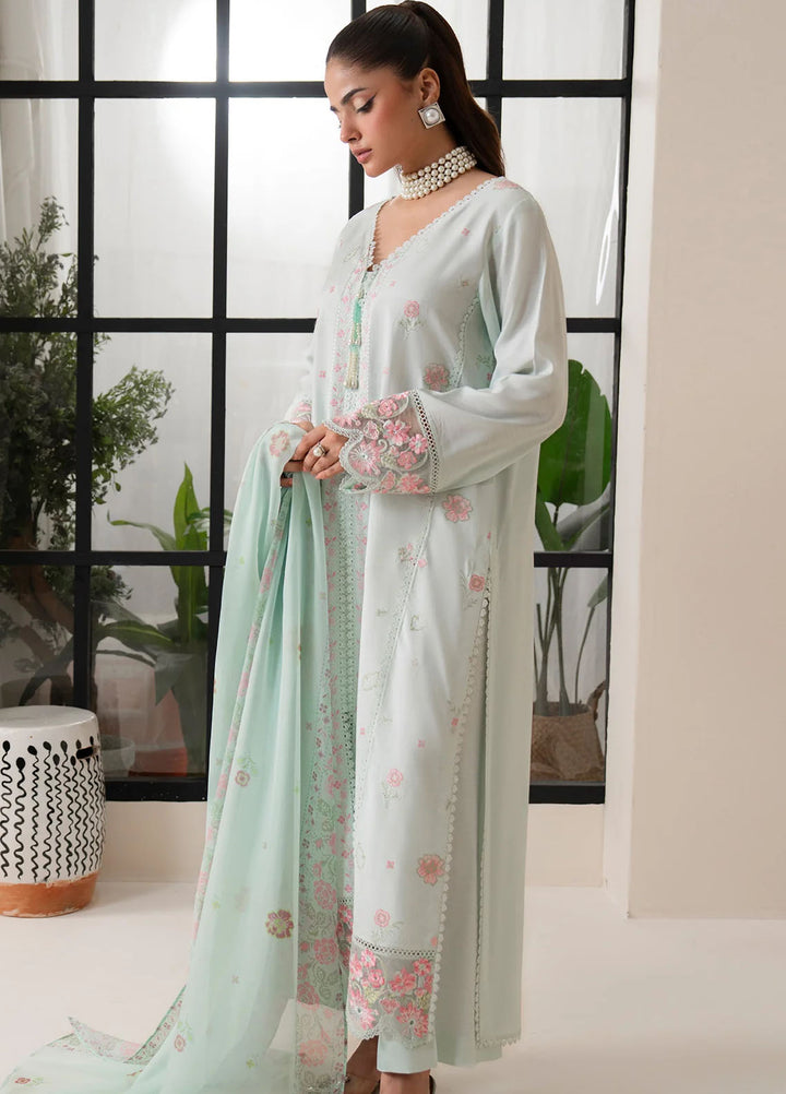Bloom Core by Imrozia Pret Embroidered Viscose 3 Piece Suit IP-173 Aster