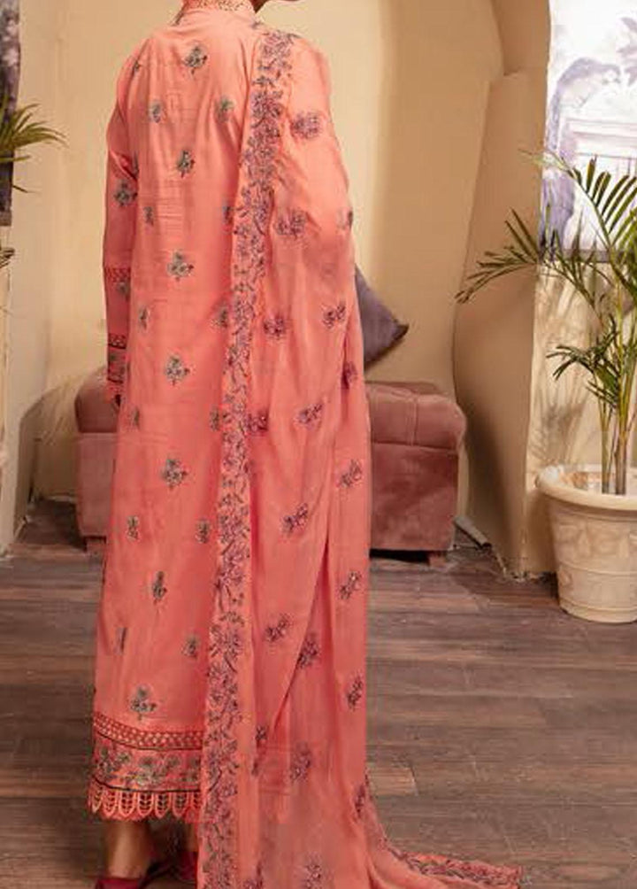 Blossom By Riaz Arts Embroidered Lawn Suits Unstitched 3 Piece RA22BE 05 - Eid Collection