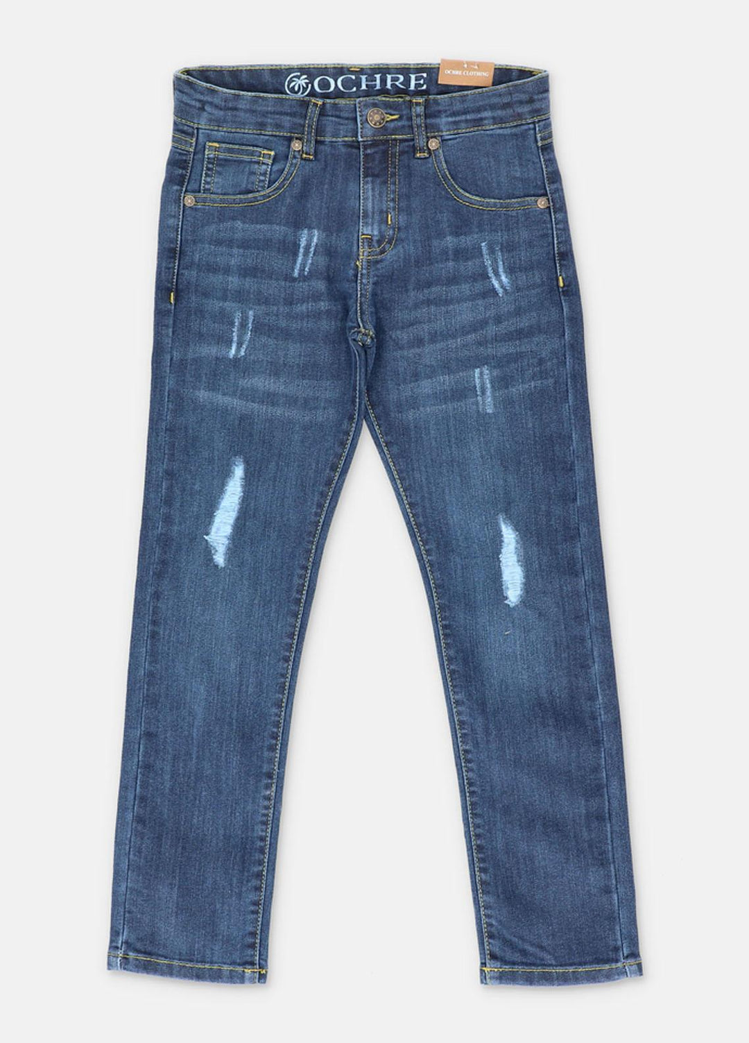 Ochre Jeans for Girls - Blue Girls Jeans ODP-11