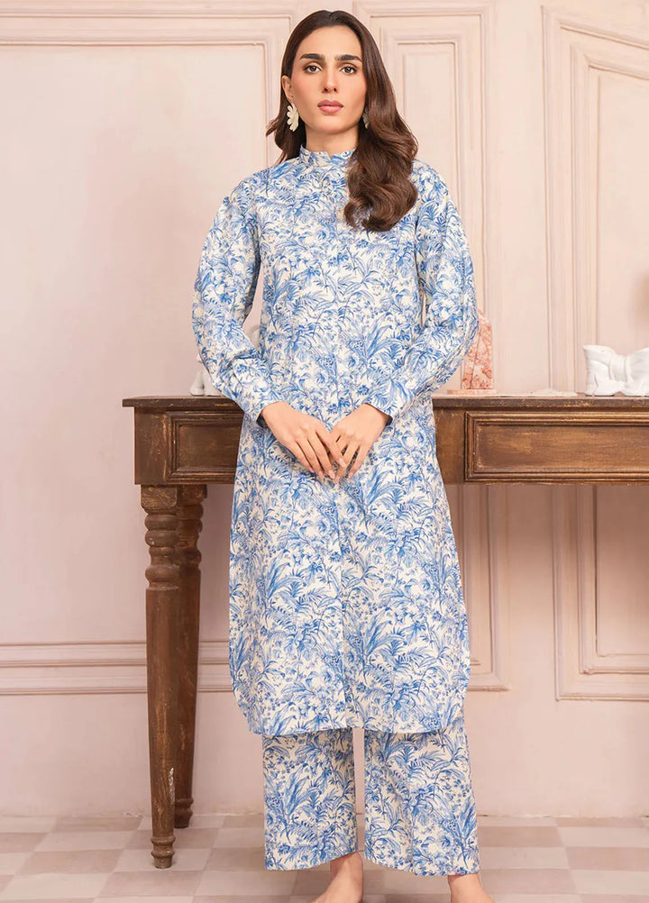 Botanical Bloom by Meerak Pret Printed Lawn 2 Piece Suit Lumin