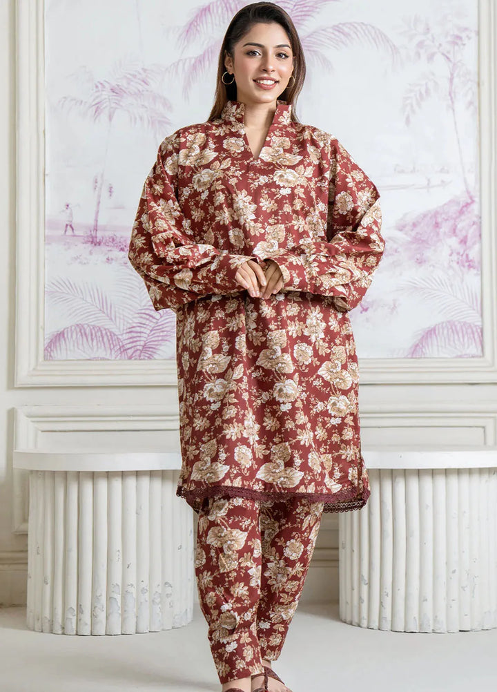 Botanical Bloom by Meerak Pret Printed Lawn 2 Piece Suit Lustre