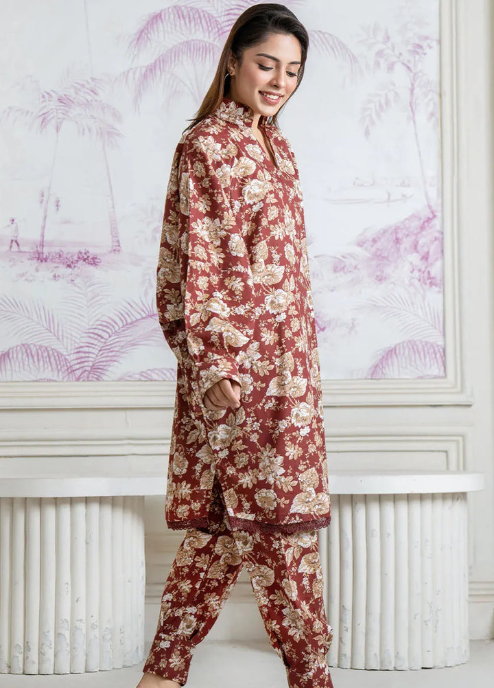 Botanical Bloom by Meerak Pret Printed Lawn 2 Piece Suit Lustre