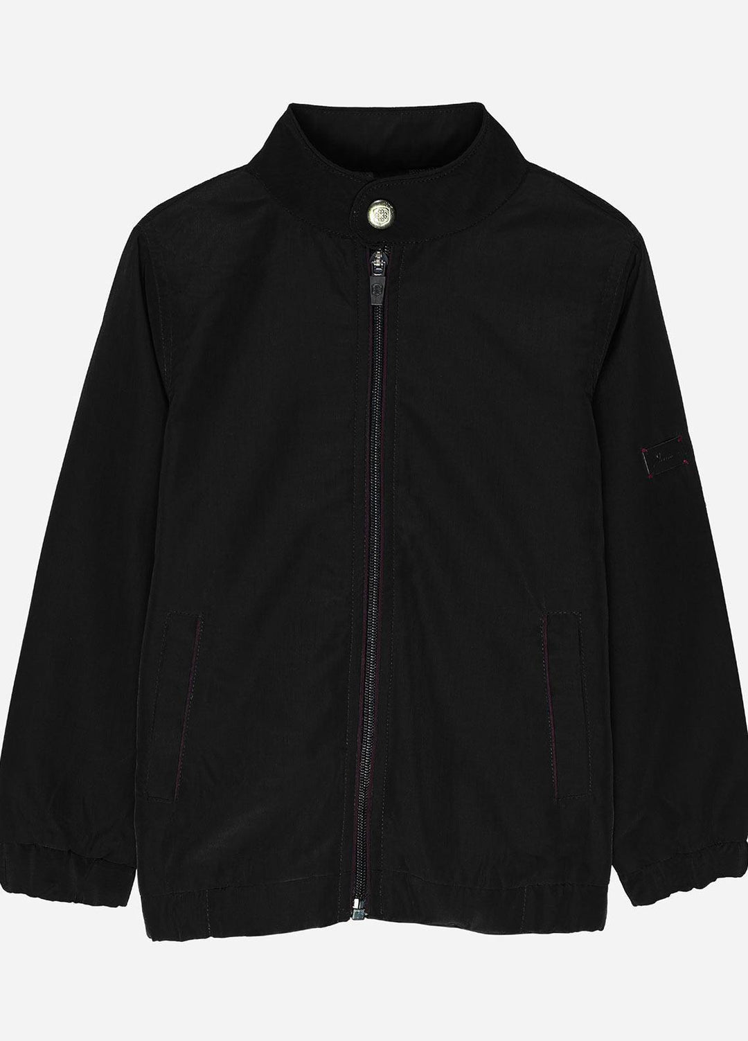 Brumano Polyester Casual Jackets for Boys - BM20JJ Black Light Weight Jacket-Junior