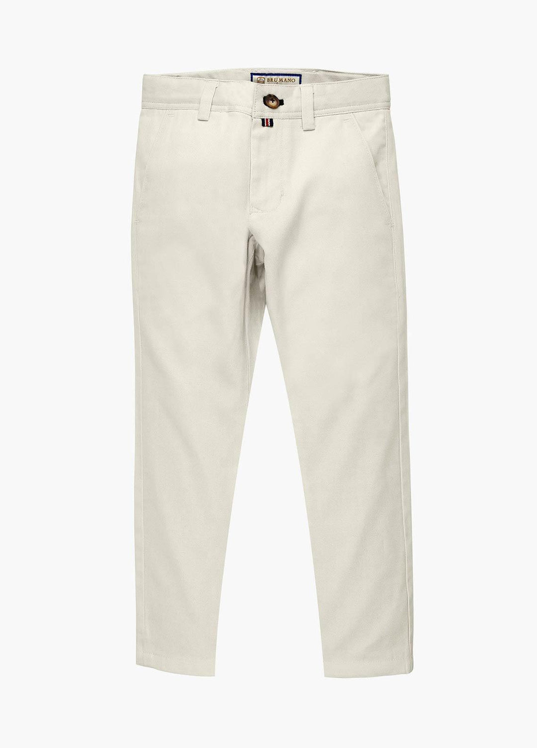 Brumano Cotton Casual Trousers for Boys - Blue BM20JP Beige Twill Casual Trouser - Junior
