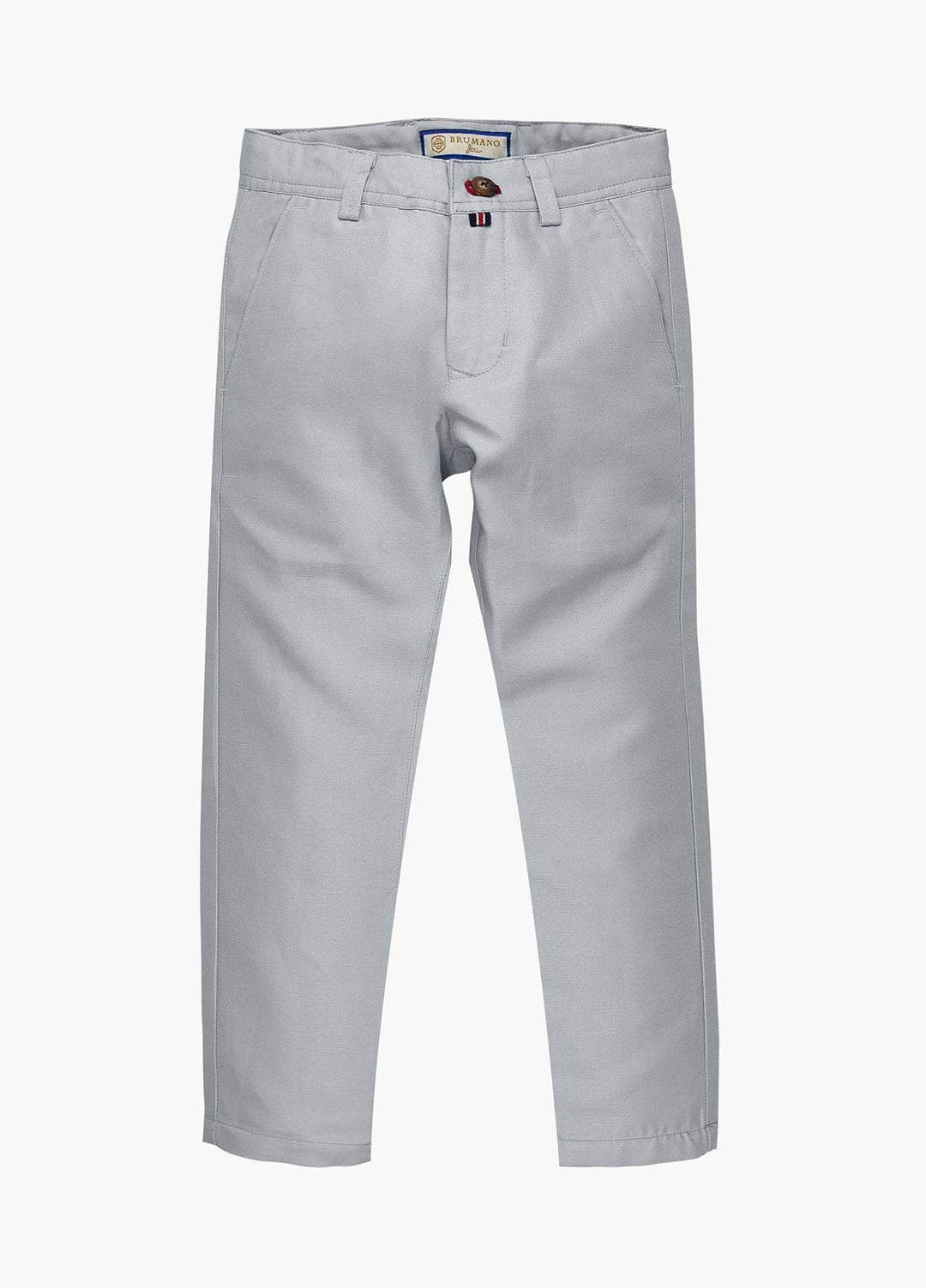 Brumano Cotton Casual Trousers for Boys - Blue BM20JP Light Grey Casual Trouser - Junior