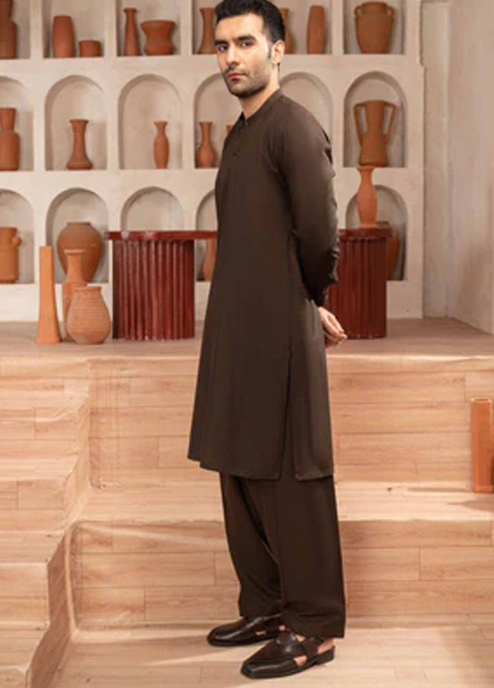 Buraq Pret Plain Wash N Wear Kurta Shalwar Mehrab