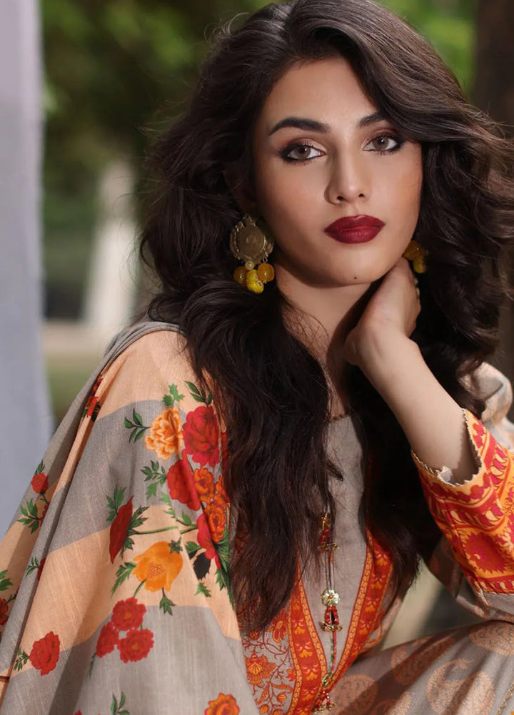 C Prints by Charizma Printed Khaddar Suit Unstitched 3 Piece CRZ24C2 CPW4-13 - Winter Collection