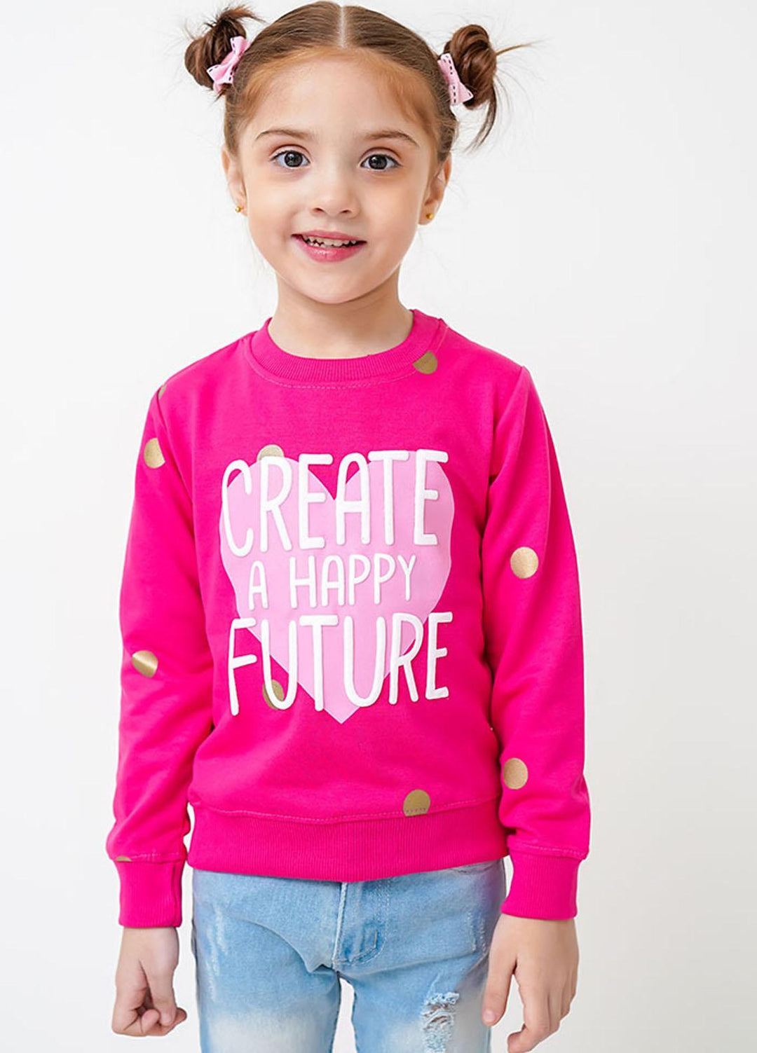 Ochre Girls Shirt - Candy Pink Girls Sweatshirt OGK-130
