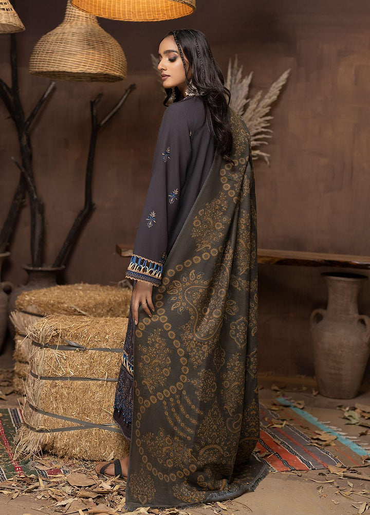 Carvaan By Humdum Embroidered Woolen Suits Unstitched 3 Piece HD22C 10 - Winter Collection