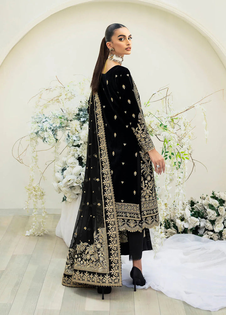 Celeste by Gulaal Embroidered Velvet Suit Unstitched 3 Piece GL-UV-24-01 Velour - Formal Collection