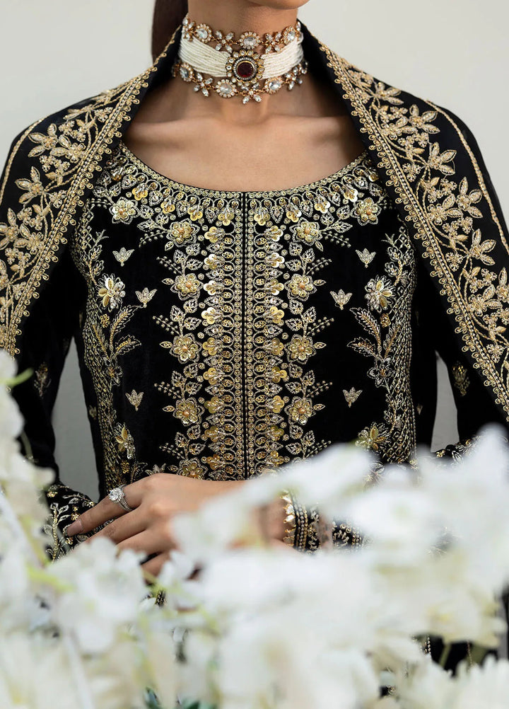 Celeste by Gulaal Embroidered Velvet Suit Unstitched 3 Piece GL-UV-24-01 Velour - Formal Collection