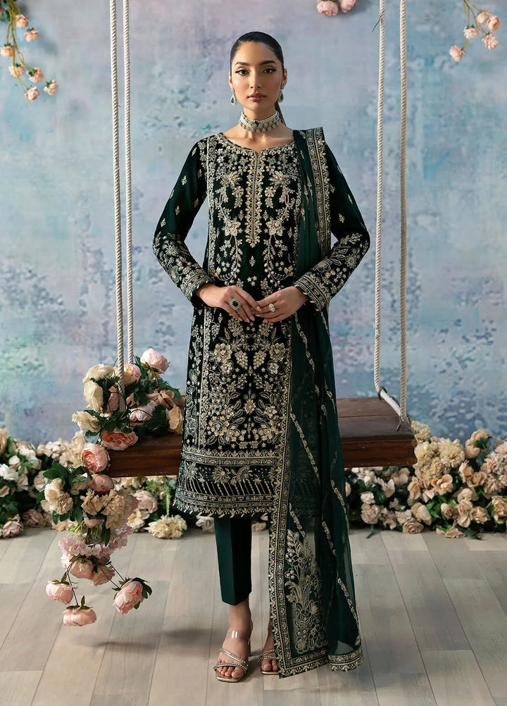 Celeste by Gulaal Embroidered Velvet Suit Unstitched 3 Piece GL-UV-24-04 Eden - Formal Collection