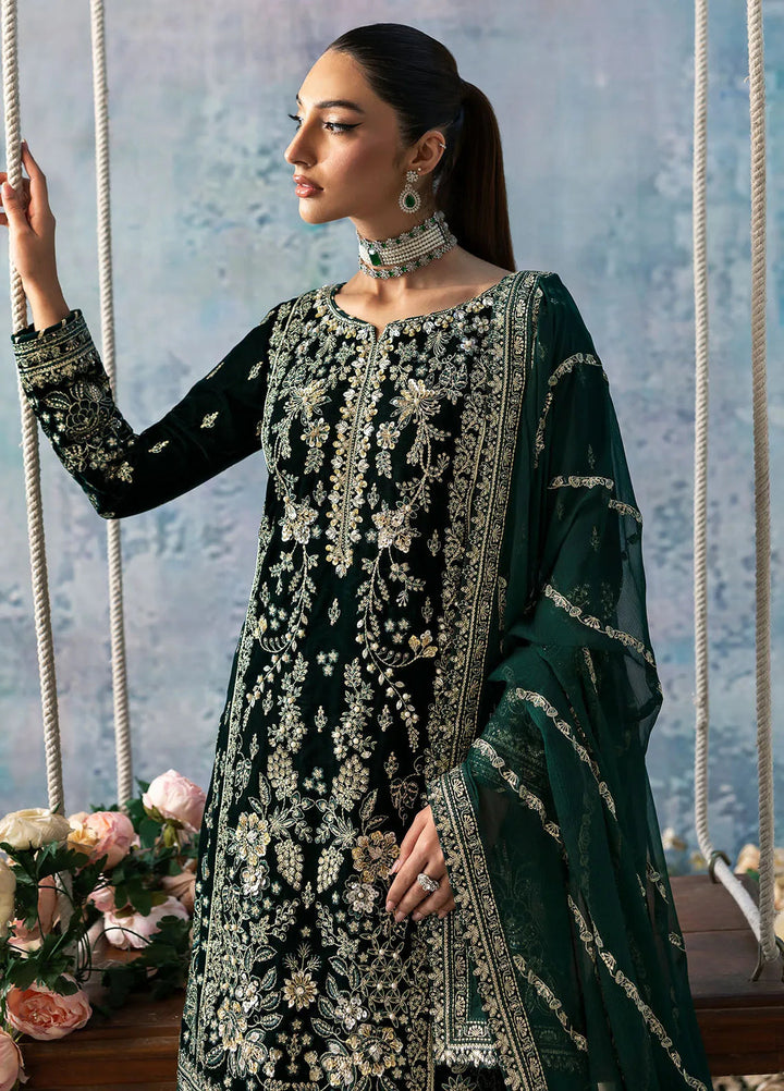Celeste by Gulaal Embroidered Velvet Suit Unstitched 3 Piece GL-UV-24-04 Eden - Formal Collection