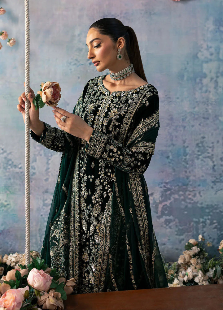 Celeste by Gulaal Embroidered Velvet Suit Unstitched 3 Piece GL-UV-24-04 Eden - Formal Collection