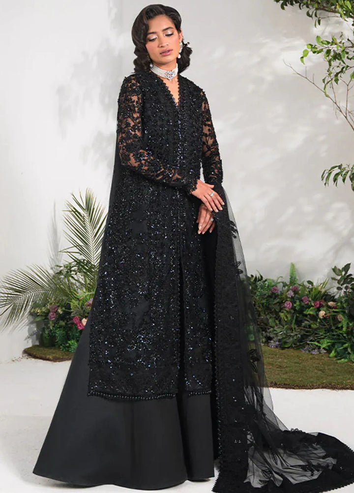 Celeste by Saffron Embroidered Net Suits Unstitched 3 Piece SFR24C Arsia - Festive Collection