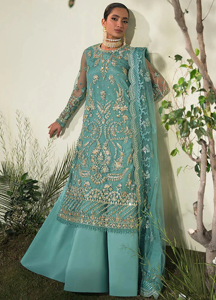 Celeste by Saffron Embroidered Net Suits Unstitched 3 Piece SFR24C Daria - Festive Collection