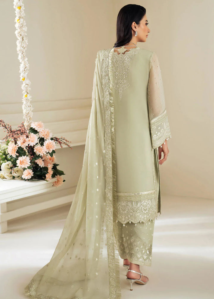 Celine by Alizeh Fashion Embroidered Chiffon Suit Unstitched 3 Piece AFB25C D-08 Neo - Formals Collection