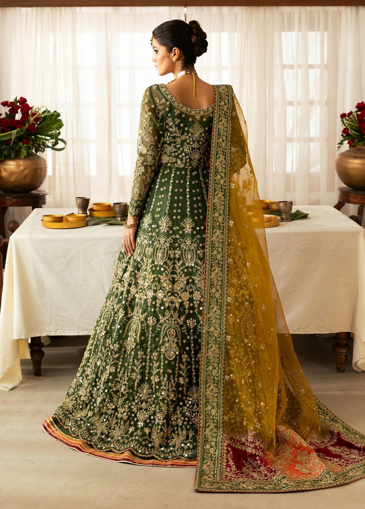 Chaandni by Gulaal Embroidered Organza Suits Unstitched 4 Piece GL24CH D-04 Maahru - Wedding Collection