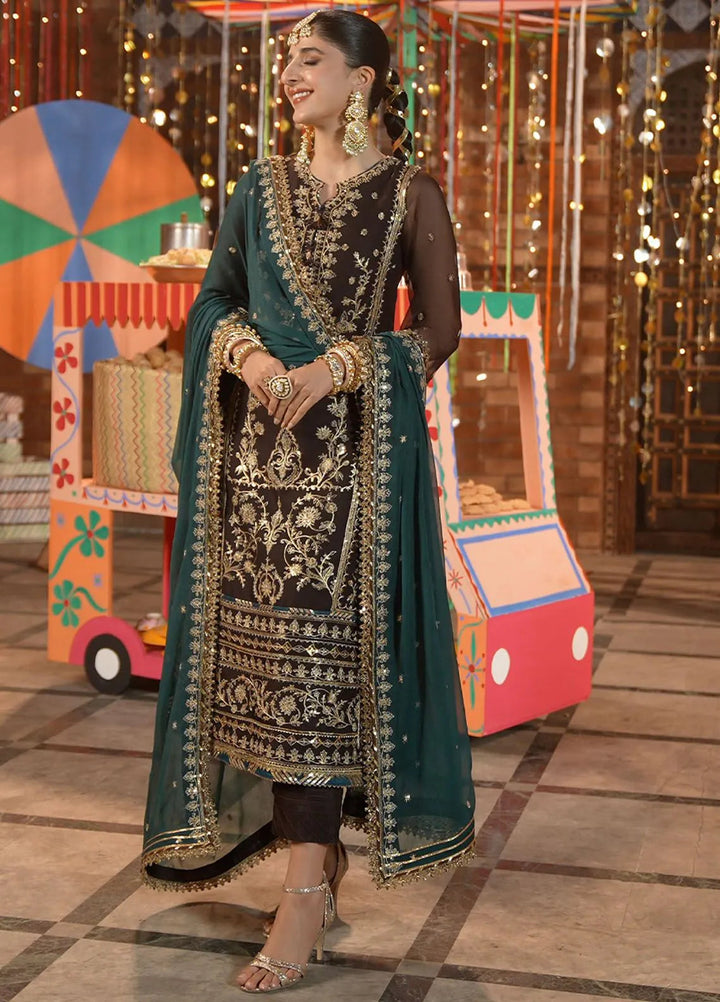 Chamak Damak by Asim Jofa Pret Embroidered Chiffon Suit 3 Piece AJ24CD AJCD-29