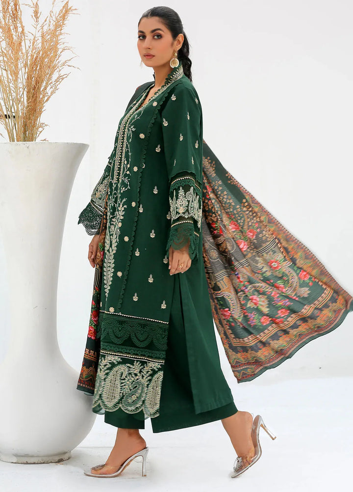 Chandan Nagri Pret Embroidered Khaddar 3 Piece Suit Nora