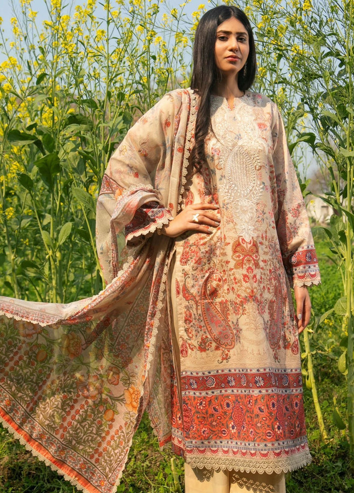 Chandan Nagri Pret Embroidered Lawn 3 Piece Suit Arsia