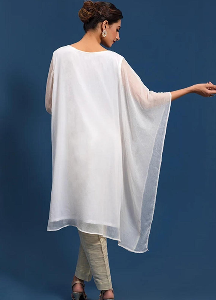 Change Festive Pret  Chiffon Shirt CK2383 White