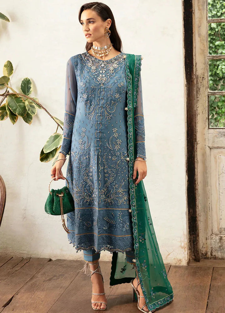 Chant D lAmour by Gulaal Pret Embroidered Chiffon Suit 4 Piece GL24CD D-02 Helia