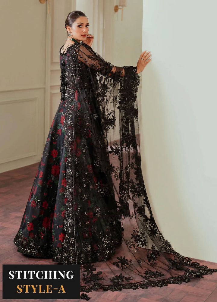 Chantelle by Baroque Embroidered Net Suits Unstitched 3 Piece BQ24CL EC 05 - Luxury Collection