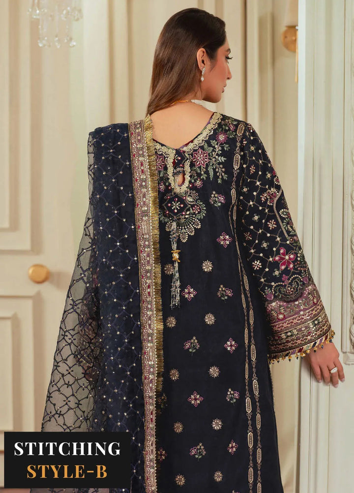 Chantelle by Baroque Embroidered Raw Silk Suits Unstitched 3 Piece BQ24CL EC 07 - Luxury Collection